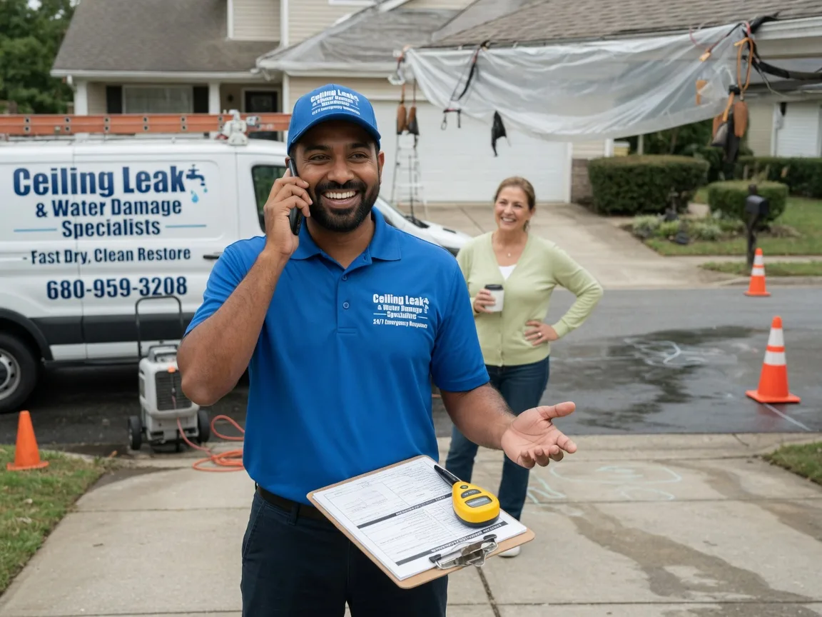 Ceiling Leak Cleanup Indianola, NE FAQs